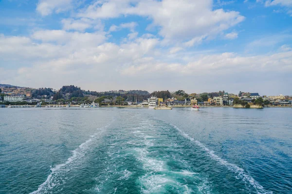 Stadt Matsushima Vom Ausflugsboot Aus Sichtbar Drehort Präfektur Miyagi Kreis — Stockfoto