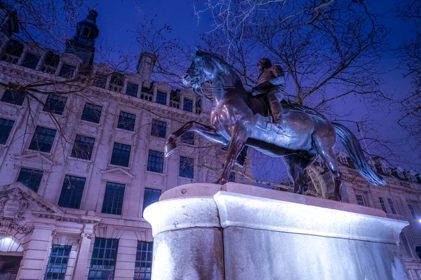 Piccadilly Circus Van Het Nachtzicht Londen Shooting Location Verenigd Koninkrijk — Stockfoto