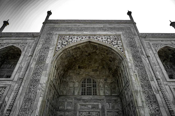 Světového Dědictví Taj Mahal Indie Agra Místo Střelby Indie — Stock fotografie