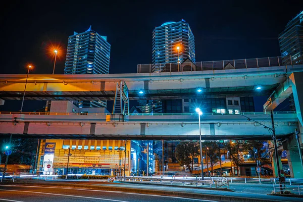 Metropolitan Expressway Kanagawa Linha Yokohane Localização Tiroteio Prefeitura Yokohama City — Fotografia de Stock