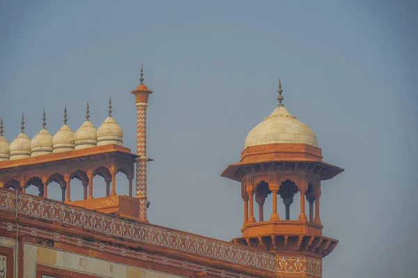 Büyük Kule Kapısının Taj Mahal Hindistan Agra Atış Yeri Hindistan — Stok fotoğraf
