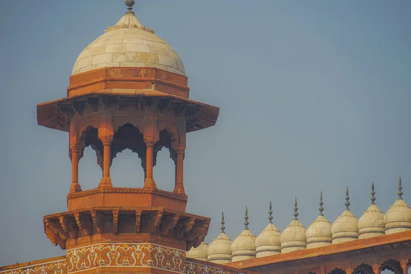 Taj Mahal Large Tower Gate India Agra Shooting Location India — Stock Photo, Image