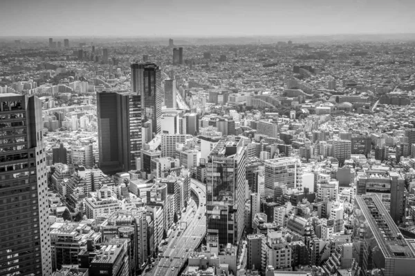 Shibuya Gökyüzü Gözlemevi Nin Manzarası Çekim Yeri Tokyo Büyükşehir Bölgesi — Stok fotoğraf