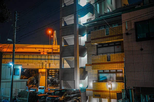 横浜市神奈川区の夜景 撮影場所 神奈川県横浜市 — ストック写真