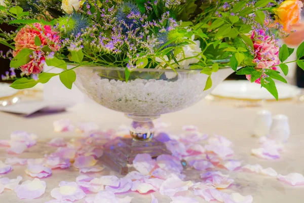 Bröllopsfest Färgglada Blommor Fotografering Plats Yokohama City Kanagawa Prefektur — Stockfoto