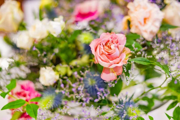 Bröllopsfest Färgglada Blommor Fotografering Plats Yokohama City Kanagawa Prefektur — Stockfoto