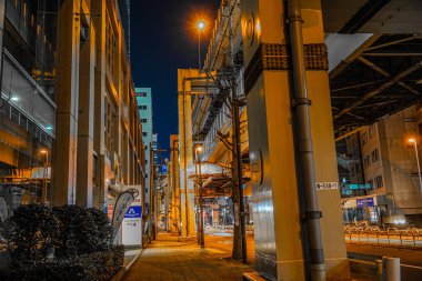 Metropolitan Otoyolu Kanagawa Hayır. 1 Yokohane hattı. Çekim yeri: Yokohama-şehir kanagawa ili