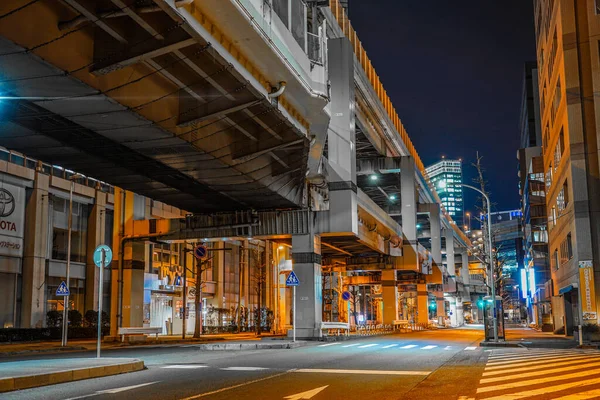 Metropolitan Otoyolu Kanagawa Hayır Yokohane Hattı Çekim Yeri Yokohama Şehir — Stok fotoğraf