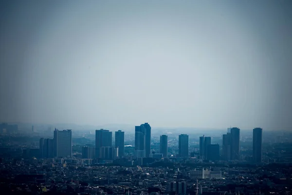 Widok Obserwatorium Shibuya Sky Strzelanie Lokalizacja Tokio Metropolii — Zdjęcie stockowe