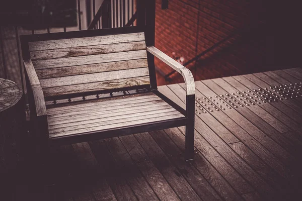 木製の椅子 画像の内部 撮影場所 東京都 — ストック写真