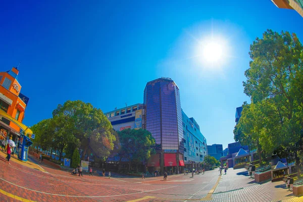 Barrio Principios Del Verano Del Centro Tama Ubicación Del Disparo —  Fotos de Stock