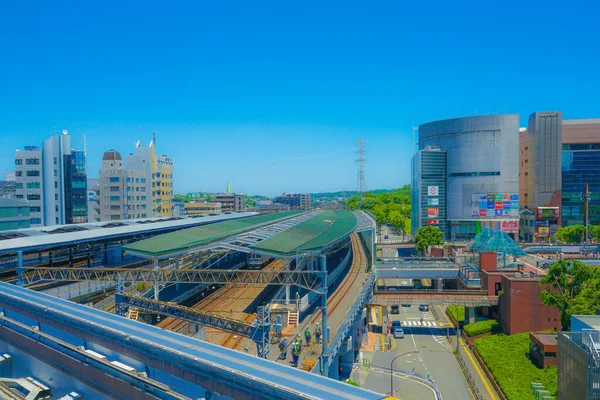 Tama Center Kora Nyarának Negyede Lövöldözés Helyszín Tokió Nagyvárosi Területe — Stock Fotó