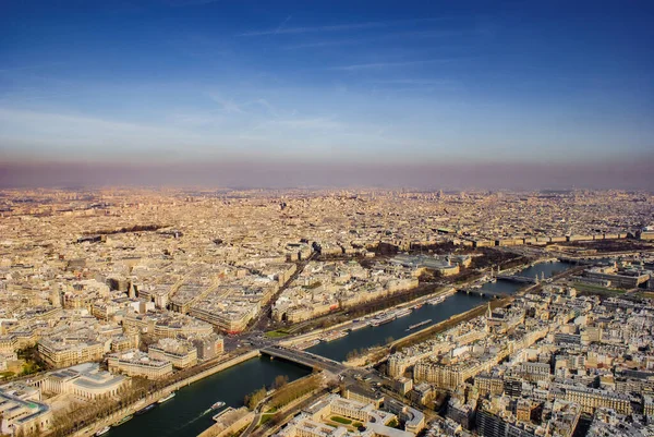 Skyline Parigi Visto Dalla Torre Eiffel Luogo Delle Riprese Francia — Foto Stock