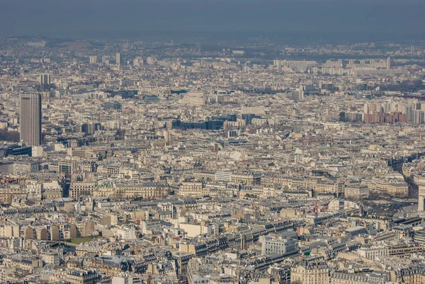 エッフェル塔から見たパリのスカイライン 撮影場所 フランス — ストック写真