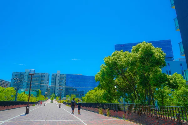 Fjärdedel Försommaren Tama Center Fotografering Plats Tokyo Storstadsområde — Stockfoto