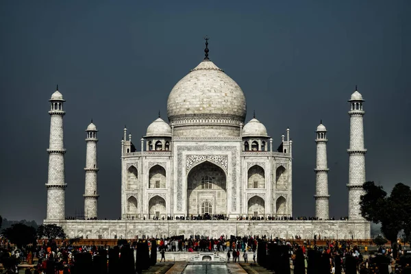 Património Mundial Taj Mahal Índia Agra Localização Tiro Índia — Fotografia de Stock