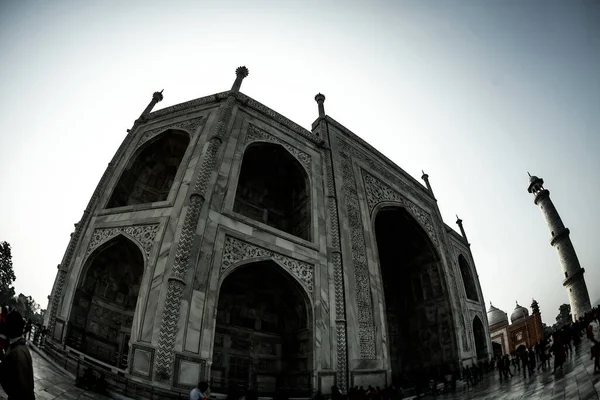 Património Mundial Taj Mahal Índia Agra Localização Tiro Índia — Fotografia de Stock