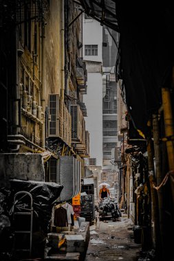 Hong Kong Gökdelen Sokağı. Çekim yeri: Hong Kong Özel Yönetim Bölgesi