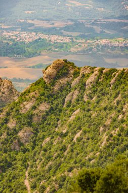 Montcerats garip kayası (İspanya Barselona). Çekim Konumu: İspanya, Barselona