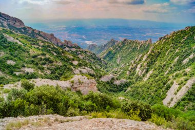 Montcerats garip kayası (İspanya Barselona). Çekim Konumu: İspanya, Barselona
