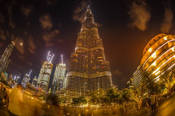 Burjuca Rifhana Night Scene Émirats Arabes Unis Lieu Tournage Dubaï — Photo