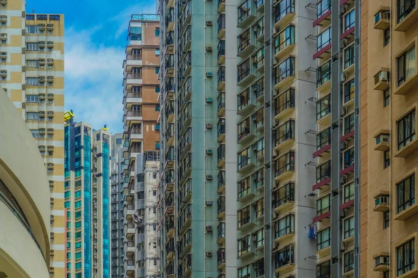Imagen Hong Kongs Edificio Gran Altura Ubicación Del Disparo Hong —  Fotos de Stock