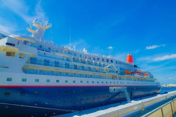 Nippon Maru Yokohama Minato Mirais Stad Schietplaats Yokohama Stad Kanagawa — Stockfoto