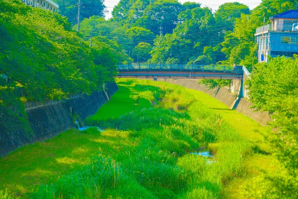 Broadley Green Road Park Stadt Tachikawa Drehort Stadt Tachikawa Tokio — Stockfoto