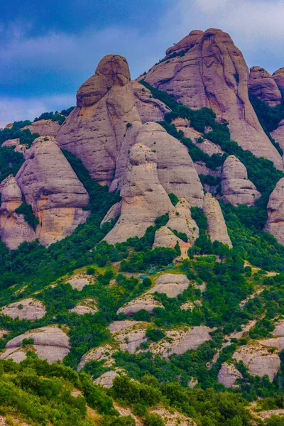 Montcerats Strange Rock Іспанія Барселона Shooting Location Spain Barcelona — стокове фото