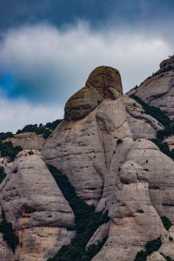 Montcerats garip kayası (İspanya Barselona). Çekim Konumu: İspanya, Barselona