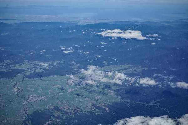 Akita Bölgesi Nin Hava Fotoğrafı Çekim Konumu Akita — Stok fotoğraf