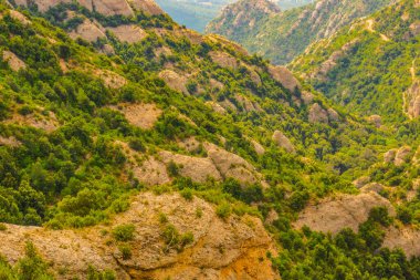 Montcerats garip kayası (İspanya Barselona). Çekim Konumu: İspanya, Barselona