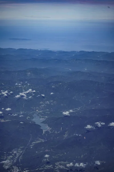 Akita Bölgesi Nin Hava Fotoğrafı Çekim Konumu Akita — Stok fotoğraf