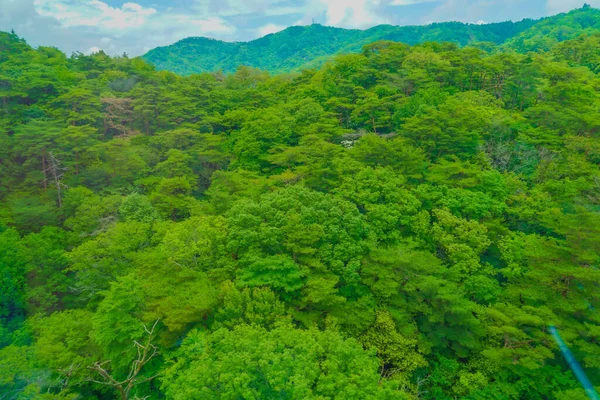 Cenário Rokko Horse Ropeway Localização Tiroteio Kobe City Hyogo Pref — Fotografia de Stock