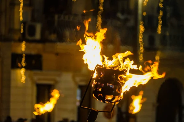 Burning Matsuaki Sri Lanka Süßigkeiten Drehort Sri Lanka Candy — Stockfoto