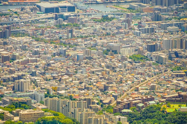 Kobes Stad Sett Utifrån Rokko Mountain Fotografering Plats Kobe Stad — Stockfoto