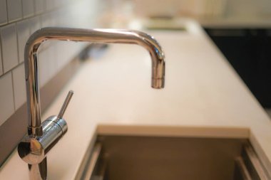 Sistem mutfağındaki su portu görüntüsü. Çekim yeri: Yokohama-şehir kanagawa ili