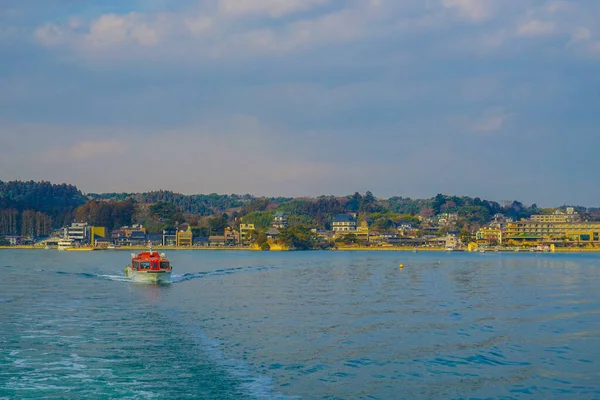 Matsushimas Eğlence Teknesinin Resmi Atış Yeri Miyagi Gun Miyagi Bölgesi — Stok fotoğraf