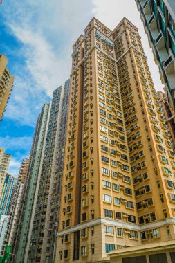 Hong Kong gökdeleninin resmi. Çekim yeri: Hong Kong Özel Yönetim Bölgesi