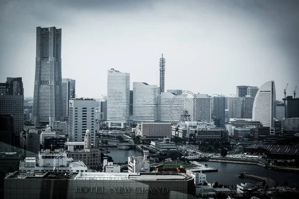 Views Yokohama Minato Mirai Yokohama Marine Tower Shooting Location Yokohama — Stock Photo, Image