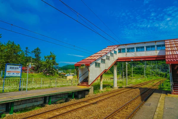 Станція Тосіма Місто Хоккайдо Хокуто Shooting Location Hokkaido — стокове фото