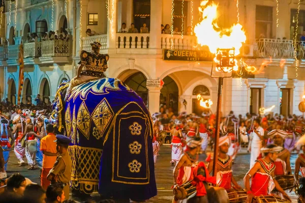 Festiwal Esara Perahera Sri Lanka Candy Miejsce Fotografowania Sri Lanka — Zdjęcie stockowe