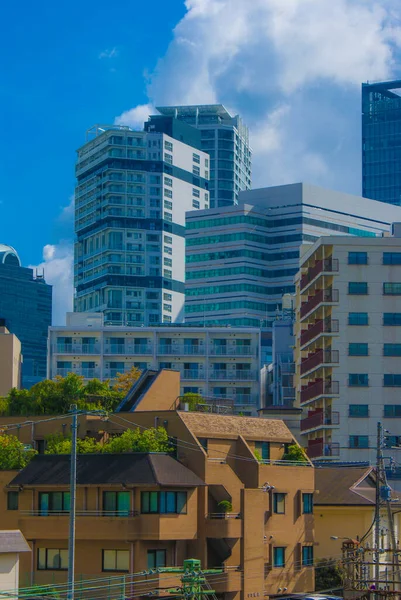 Baugruppe Und Blauer Himmel Von Yokohama Minato Mirai Drehort Yokohama — Stockfoto