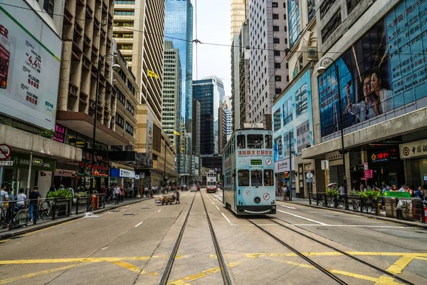 Bild Eines Hochhauses Hongkong Drehort Sonderverwaltungsregion Hongkong — Stockfoto