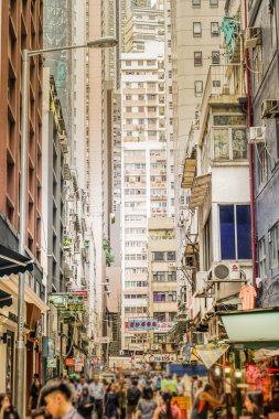 Hong Kong gökdeleninin resmi. Çekim yeri: Hong Kong Özel Yönetim Bölgesi