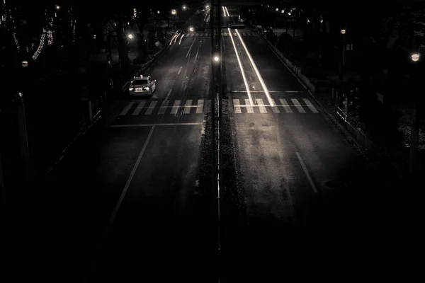 西新宿的交通图片 射击地点 东京大都市地区 — 图库照片