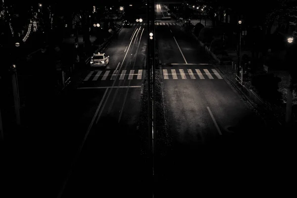 Зображення Трафіку Ніші Сіндзюку Місце Зйомок Столична Агломерація Токіо — стокове фото