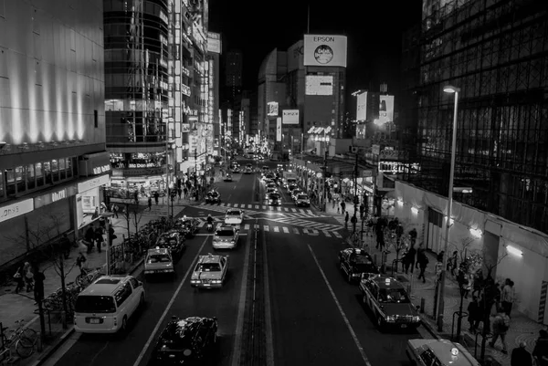 Vervoer Van Het Centrum Van Shinjuku Schietplaats Grootstedelijk Gebied Van — Stockfoto