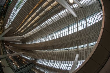 Hong Kong Batı Kowloon İstasyonu 'nun güzel kıvrımları