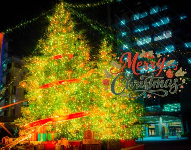 Şehirdeki dev ağaç.